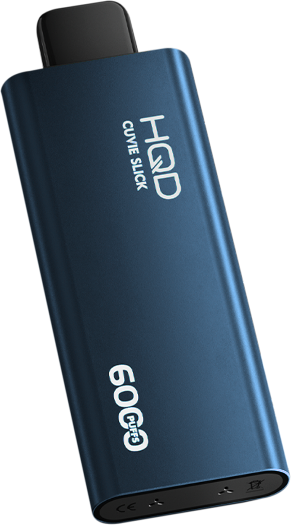 hqd_cuvie_slick_disposable_vape_Blue Raspberry left side_6000_puffs