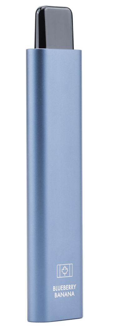 hqd cuvie slick disposable vape Blueberry Banana Left Side Top Flavour 800 Puffs